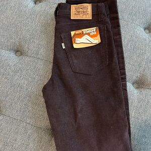 Vintage Levi's Student 30x32 Straight Leg Corduroy Pants- NWT Made in USA